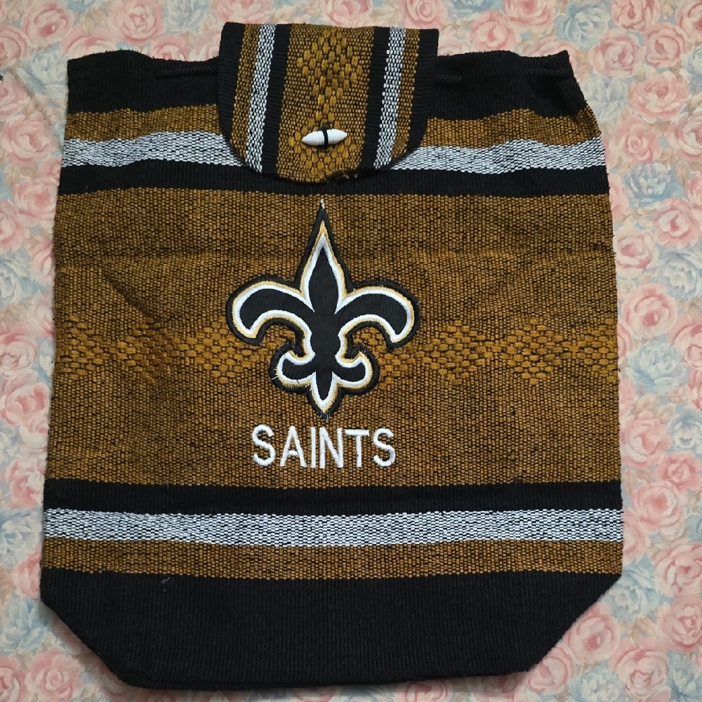 Saints Black and Gold Backpack
